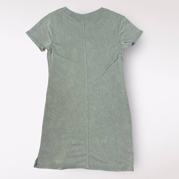 Abercrombie & Fitch Women’s Olive Green Short Sleeve Mini T-Shirt Dress Size‎ SP - Picture 5 of 6